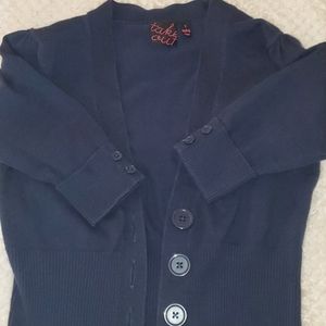 Cropped Button Cardigan